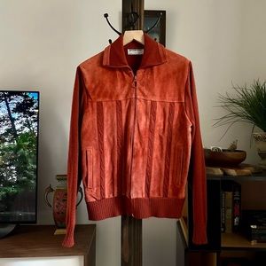 🌿Vintage 1970’s Suede Brewster Sweater Jacket🌿